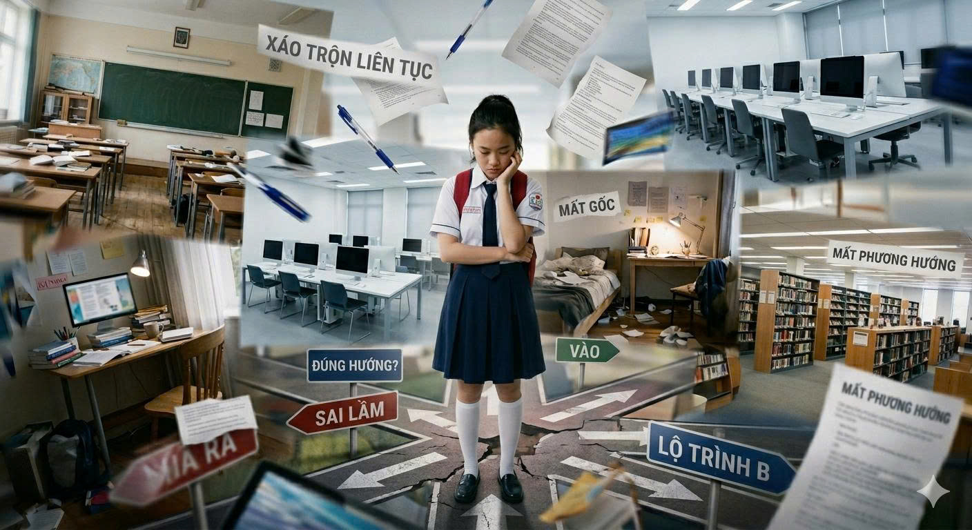Thay đổi môi trường quá nhiều
